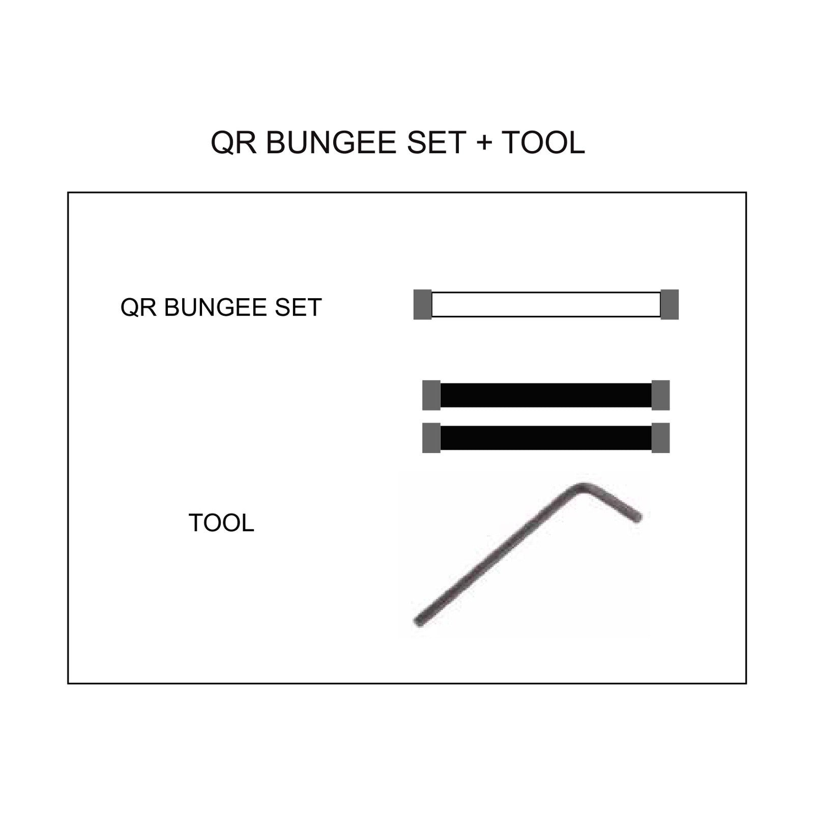 QR BUNGEE SET + TOOL